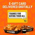 thumbnail image 2 of Buffalo Wild Wings $25 Thank You eGift Card [Email Delivery], 2 of 5