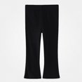 thumbnail image 2 of Afuyipoi Girls Flare Leggings Pants Fall Cotton Knit Black 2T, 2 of 5