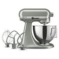 thumbnail image 3 of KitchenAid Deluxe Series 4.5 Quart Tilt-Head Stand Mixer with Stainless Bowl, Contour Silver, KSM97CU, 3 of 5