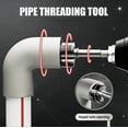 Pipe Tapping and Threading Tool,New Premium Carbon Steel Dual-Function ...