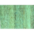 thumbnail image 1 of Ahgly Company Indoor Rectangle Abstract Turquoise Blue Modern Area Rugs, 7' x 10', 1 of 4
