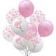 thumbnail image 1 of Set de globos de látex con diseño de flamenco y lunares rosas x10, 1 of 1