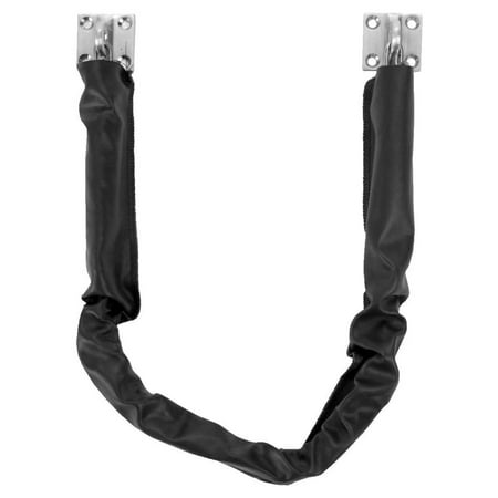 

YuraZH HDCC-3012 Steel Heavy Duty Crash Chain with Gray Vinyl Cover Chrome Plated 30-1/2 Length (Pack of 1)