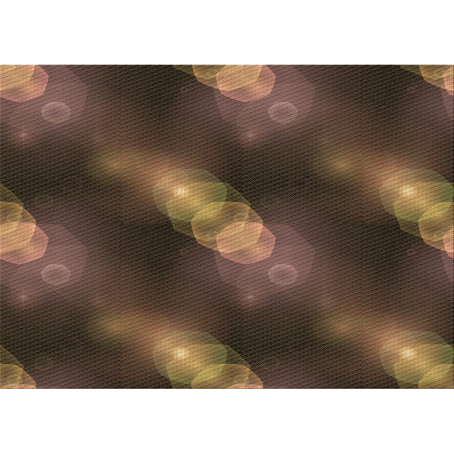 Ahgly Company Machine Washable Indoor Rectangle Transitional Light Brown Area Rugs, 8' x 10'