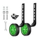 thumbnail image 3 of Ruedas de entrenamiento para bicicletas para niños, ligeras, para ciclismo, ruedas traseras resistentes. Verde, 3 of 9