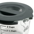 thumbnail image 6 of Oster Coolidge 16 Ounce Glass Measuring Cup with Lid in Gray, 6 of 7