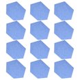 thumbnail image 4 of Sound Absorption Board, 12Pcs Adhesive Mounting Decorative Polyester Fiber Hex Acoustic Panels Flame Retardant For Recording Studios For Home Offices, 4 of 8
