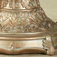 thumbnail image 5 of Cambria Aqua Marbled Traditional Centerpiece Pedestal Bowl Table Decoration Centerpiece Bowl Only, 5 of 5