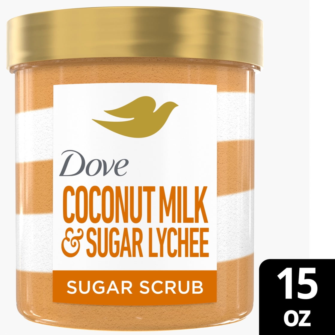 Dove Body Scrub Coconut & Sugar Lychee, 15 oz