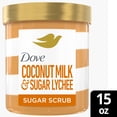 thumbnail image 3 of Dove Body Scrub Coconut & Sugar Lychee, 15 oz, 3 of 8