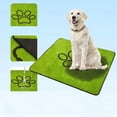thumbnail image 2 of Washable Fake Grass Pet Mat Waterproof Anti-Leak Dog Cat Potty Training Pad with Non-Slip Backing for Indoor/Outdoor Use, 2 of 7