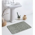 thumbnail image 6 of Bathroom Rugs 20x32 inch Black Boho Bath Mat Non-Slip Geometric Moroccan Farmhouse Bath Rug Soft Velvet Machine Washable Bathroom Mats for Tub Sink Shower, 6 of 6