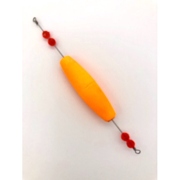 Cigar Orange 3.0 inch Sliding Cork Fishing Float Freespool Gear (3