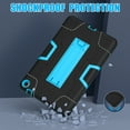 thumbnail image 7 of Dteck Rugged Case for for Onn 8 Inch Tablet Gen 3 (2022 Model:100071483), Heavy Duty Hybrid Shockproof Kickstand Cover Case, Black + Blue, 7 of 7