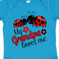 thumbnail image 4 of Inktastic My Grandpa Loves Me with Cute Ladybugs Boys or Girls Baby Bodysuit, 4 of 5