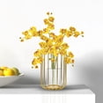 thumbnail image 5 of Gold Metal Hydroponic Vase, Glass Terrarium Planter, Propagation Vase Home Decor 9 inch 22 cm, 5 of 6