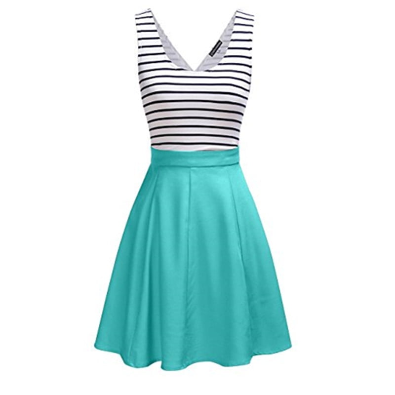 green jumper dress