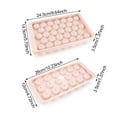thumbnail image 3 of Kitchen Tools Tray with Lid Chilling Ice Cube Tray Ice Ball Maker Mold Tray Making Ice Box PINK CONE, 3 of 8