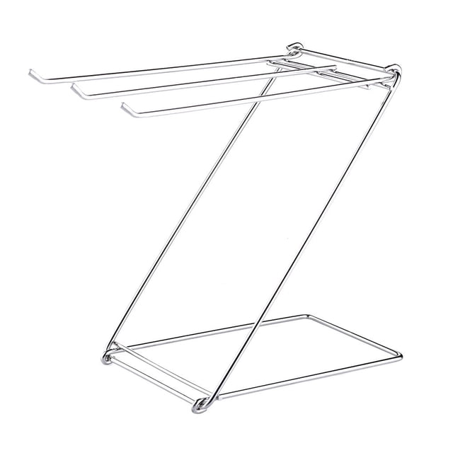 Soporte Para Toallas De Acero Inoxidable, Plegable, Desmontable, A Prueba De Herrumbre, A Prueba De Arañazos, Práctico Colgador De Secado De Paños Para Cocina, Baño, Balcón Speravity HA014068-00