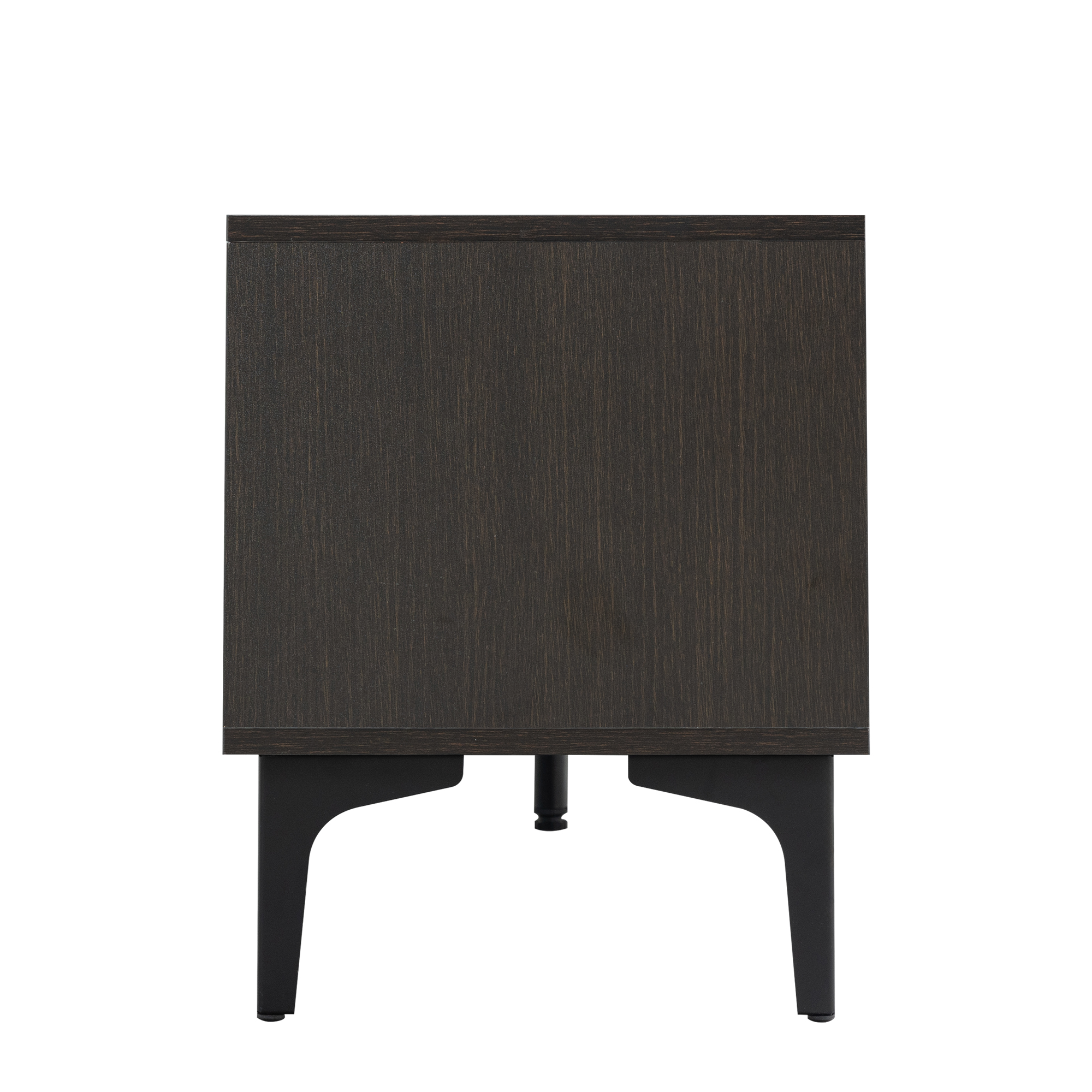 Aukfa LED TV Stand for TV up to 65" 70",UV Entertainment Center for Living Room Office, Black