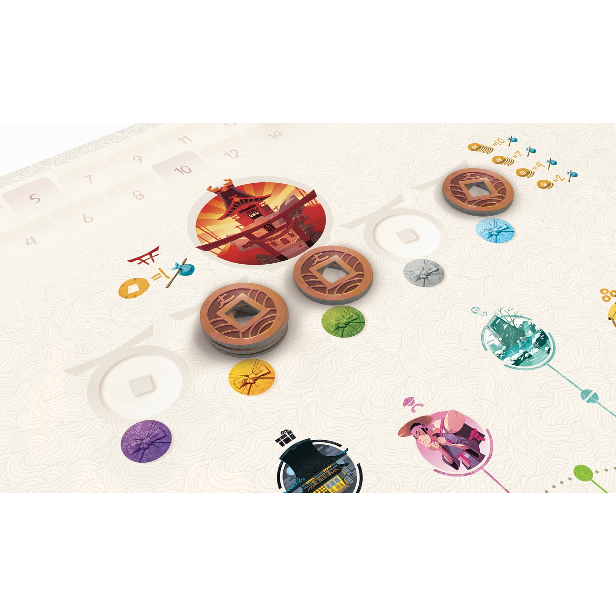 Tokaido: Base Game 10th Anniversary Edition - Exploration & Travel Adventure Board Game, Ages 8+