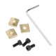 thumbnail image 3 of Tuerca de bloqueo de guitarra eléctrica de 3 piezas con tornillos de repuesto para sistema de bloqueo Dorado Yuyangstore Tuerca de bloqueo, 3 of 7