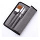 thumbnail image 5 of Juego De 18 Pinceles De Dibujo Para Acuarela Aceite Acrílico Estuche Bolsa Gris con Negro, 5 of 5