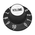 thumbnail image 4 of TISHITA Electric Guitar Control Knob Black Easy Installation Bass Guitar Accessories Volume, 4 of 8