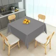thumbnail image 4 of Tchckioa Solid Color Square Tablecloth,Waterproof Table Cloth for Kitchen,70x70 Inch,Gray, 4 of 6
