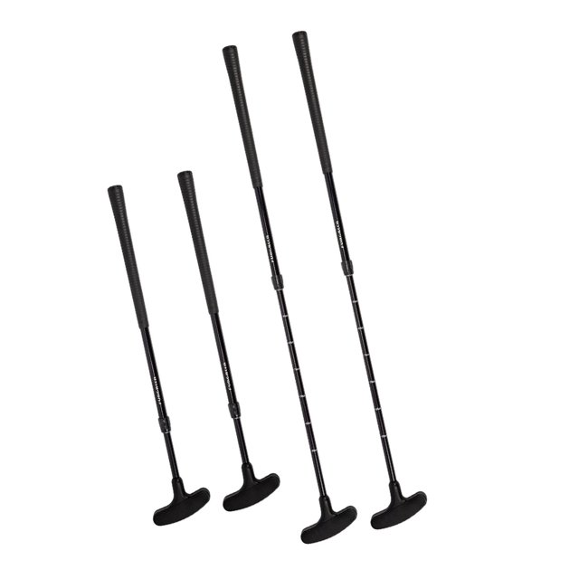 2x Putter para golf portátil con empuñadura de goma antideslizante, para entrenamiento de práctica , telescópico para hombres y mujeres, t