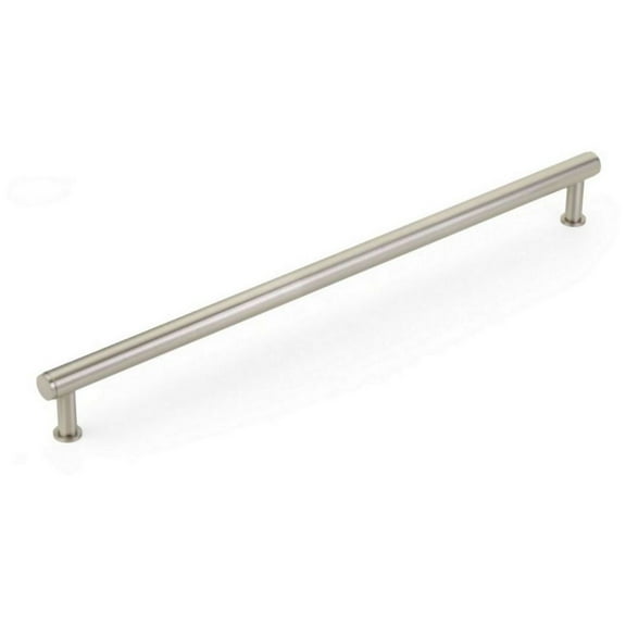 Schaub And Company 5118A-BN Pub House 18" Center To Center Smooth Bar Solid Brass