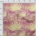 thumbnail image 3 of oneOone Cotton Flex Pink Fabric Tropical Plants Diy Clothing Quilting Fabric Print Fabric By Yard 40 Inch Wide, 3 of 4