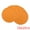 Orange, variant on Unique Bargains Set of 6 Faux Leather Placemats Blue
