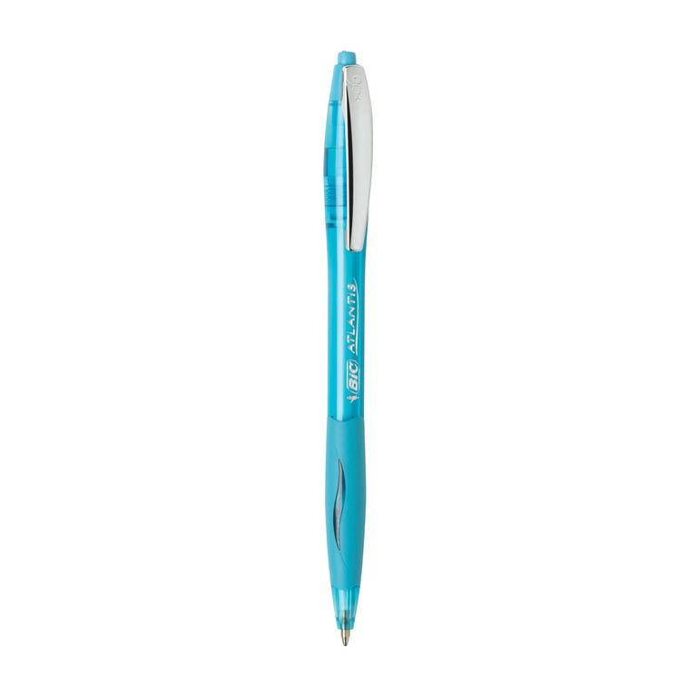 BIC 4 Colours Pens Ballpoint Multi - Original Pro Fun Grip Fashion Shine &  Fine