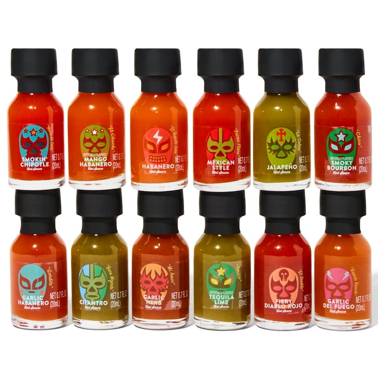 Kivaya Picante Hot Sauce, Sampler Set, 10.1 oz, 15 Count - Walmart.com