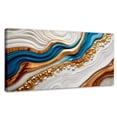thumbnail image 1 of Cuadro Decorativo Canvas Abstracto Estratos Dorados 120x60, 1 of 3
