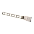 thumbnail image 1 of Fiudx Percha Portátil, Diseño Sin Perforaciones de 8 Agujeros, Junta Desmontable para Ajustar La Longitud, Ideal para Viajes, Hoteles y Uso En Interiores, Instalación Sencilla, Material Resistente, I, 1 of 2