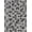 Black And White, Pattern 9, variant on Design&I 8'x10' Washable Area Rug Doormat Checkered Plaid Farmhouse Bordered Grid Door Layering Fall Flowing for Living Room, Family Extra Large Skid-Resistant Low Profile