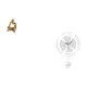 thumbnail image 5 of Adorno De Reloj De Acrílico Contemporáneo Con Forma De Pensador Para Sala De Estar, Oficina, Estantería Y Cocina, Estudio, Decoración De Estantería De Granja, Regalo, 5 of 8