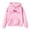 1#Pink, variant on Byoo Toddler Girls Horse Print Hoodie Casual Sports Pullover Hooded Sweatshirt with Pocket