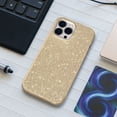 thumbnail image 6 of GALAPROX Bling Sparkle iPhone 15 Pro Max Case, Stylish Glitter Cute Protective Cover-Gold, 6 of 6