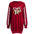 thumbnail image 3 of Generic Game Day Hoodies Dress for Women Football Mom Sweatshirt Football Tunic Fall Long Sleeve Pullover, 3 of 3