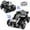 Black, variant on iRerts 12V Ride on Toys, 2 in 1 Ride on Building Block Cars Truck/Go Kart Freely Switched, One Chassis, Two Forms, Ride on Vehicles Kids Car with Remote Control, Bluetooth, Music, LED Light, Black