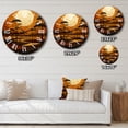 thumbnail image 4 of Designart "African Savannah Charm XII" African Oversized Wall Clock, 4 of 5