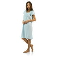 thumbnail image 2 of Casual Nights Women's Polka Dot Lace Short Sleeve Nightgown, 2 of 2