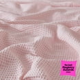 thumbnail image 2 of Great Bay Home All-Season Waffle Cotton Bed Blanket 90x90 (Full / Queen, Blush Pink), 2 of 6