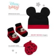 thumbnail image 2 of Disney Newborn Baby Boys’ Take Me Home Layette Gift Set: 3D Ear Hat, Socks and Mitten: Mickey Mouse, Winnie The Pooh, 2 of 7