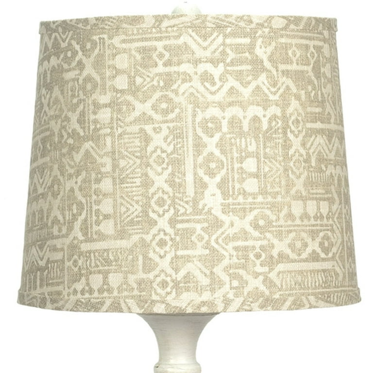 15 X 13 X 28.5 Tan Industrial Metal With Gentle Linen Shade - Table Lamp 15 X 13 X 28.5 Tan Industrial Metal With Gentle Linen Shade - Table Lamp