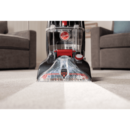 Hoover - Power Scrub Elite Corded Upright Deep Cleaner - Gray/red
