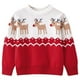 thumbnail image 1 of Sudadera navideña para niños, ropa para niños, camisa de manga larga, suéter de punto, cárdigan, disfraz navideño, mono de nieve para bebés pequeños, tops de ciervos para primavera,, 1 of 5
